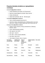 Konspekts 'Ģeogrāfija 10.klasei, pirmā tēma', 1.