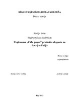 Referāts 'Uzņēmuma "Cido grupa" produktu eksports no Latvijas Polijā', 1.