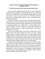 Eseja 'Emocijas un bērna personības emocionālā attīstība pedagoģijas un psiholoģijas zi', 1.