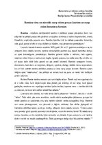 Konspekts 'Romāna vieta un stāvoklis starp citiem prozas žanriem un starp citām literatūras', 1.