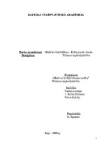 Konspekts 'Maršruta plānošana - Krēta piecās dienās', 1.