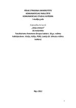 Konspekts 'Totalitārisma fenomens Eiropas kultūrā. 20.gadsimta režīmu kultūrprakses. Vācija', 1.