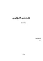 Referāts 'Anglija 17.gadsimtā', 1.