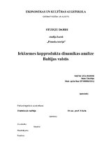 Referāts 'Iekšzemes kopprodukts', 1.