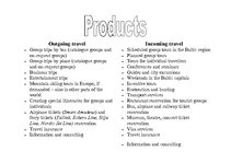 Konspekts 'Mini Presentation of Travel Agency "Impro Travels"', 4.