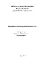 Konspekts 'Eiropas valstu attīstība pēc Pirmā pasaules kara', 1.