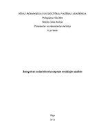 Konspekts 'Integrētas nodarbības konspekts valsts pārbaudījumam', 1.