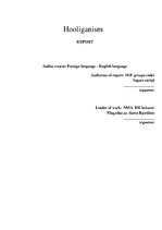 Eseja 'Hooliganism', 2.