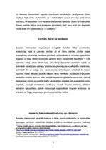 Referāts 'Organizācija "Starptautiskā amnestija": funkcijas un ietekme', 6.