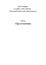 Referāts 'Cīņa ar terorismu', 1.