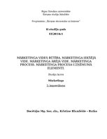 Konspekts 'Mārketings', 1.