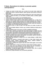 Konspekts 'F.Bārda "Romantisms kā mākslas un pasaules uzskata centrālproblēma"', 1.