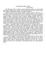 Eseja '"Pats galvenais spēks ir vārds." Jānis Peters', 1.