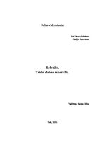 Referāts 'Teiču dabas rezervāts', 1.