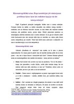 Eseja 'Kinematografiskā zīme. Reprezentācijas jeb atainojuma problēmas kino: kino kā re', 1.