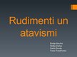 Prezentācija 'Rudimenti un atavismi', 1.