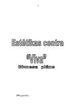 Biznesa plāns 'Estētikas centrs "Viva"', 1.