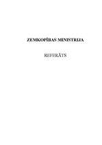 Referāts 'Zemkopības ministrija', 1.