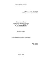 Biznesa plāns 'Skolēnu mācību firmaSIA "Gaismeklis”', 5.