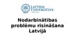Prezentācija 'Nodarbinātības problēmas risināšana Latvijā', 1.