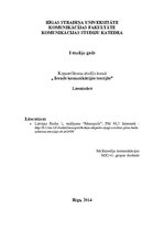Konspekts 'Komunikācijas situācijas analīze', 1.
