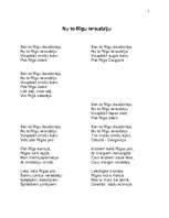 Referāts 'Rīga latviešu tautasdziesmās un teikās', 5.