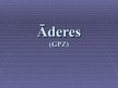 Prezentācija 'Āderes', 1.