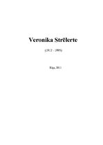 Referāts 'Veronika Strēlerte', 1.