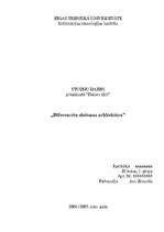Referāts 'Diferencēto servisu arhitektūra', 1.