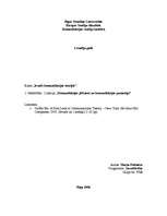 Konspekts 'Komunikācijas pamatjēdziens un komunikācijas pamattipi', 1.