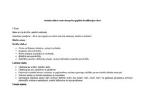 Konspekts 'Sociālo zinību stundu konspekts', 1.