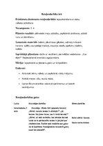 Konspekts 'Priekšmetu dominante rotaļnodarbībā - iepazīstināšana ar dabu; valodas attīstīša', 1.