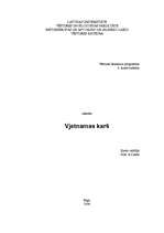 Referāts 'Vjetnamas karš', 1.