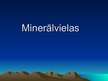 Prezentācija 'Minerālvielas', 1.