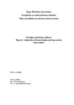Referāts 'Enerģijas patērētāju vadīšana. Rīgas X vidusskolas elektroenerģijas patēriņa ana', 1.