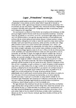Konspekts 'Lugas "Primadonnas" recenzija', 1.