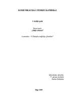 Eseja 'V.Šekspīra traģēdija "Hamlets"', 5.