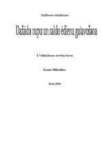 Referāts 'Dažādu zupu un saldo ēdienu gatavošana', 1.