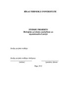 Referāts 'Bioloģisko produktu marķēšana un atpazīstamība Latvijā', 1.