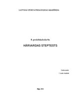 Paraugs 'Hārvardas steptests', 1.