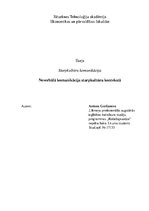 Eseja 'Neverbālā komunikācija starpkultūru kontekstā', 1.