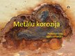 Prezentācija 'Metālu korozija', 1.