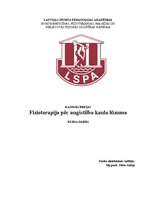 Referāts 'Fizioterapija pēc augšstilba kaula lūzuma', 1.