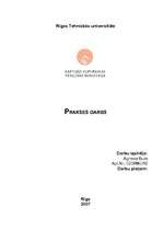 Prakses atskaite 'Prakse Veselības ministrijā', 1.