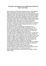 Eseja '"Uzvedība ir kā spogulis, kurā parādās katra cilvēka īstā seja." J.V.Gēte', 1.