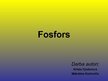 Prezentācija 'Fosfors', 1.
