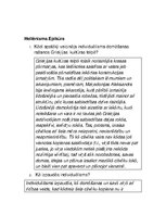 Konspekts 'Hellēnisma filosofija', 1.