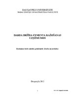 Referāts 'Darba drošība cementa ražošanas uzņēmumos', 1.