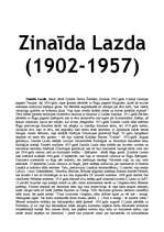 Referāts 'Zinaīda Lazda', 1.
