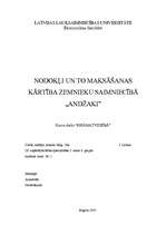 Referāts 'Nodokļi un to maksāšanas kārtība zemnieku saimniecībā', 1.